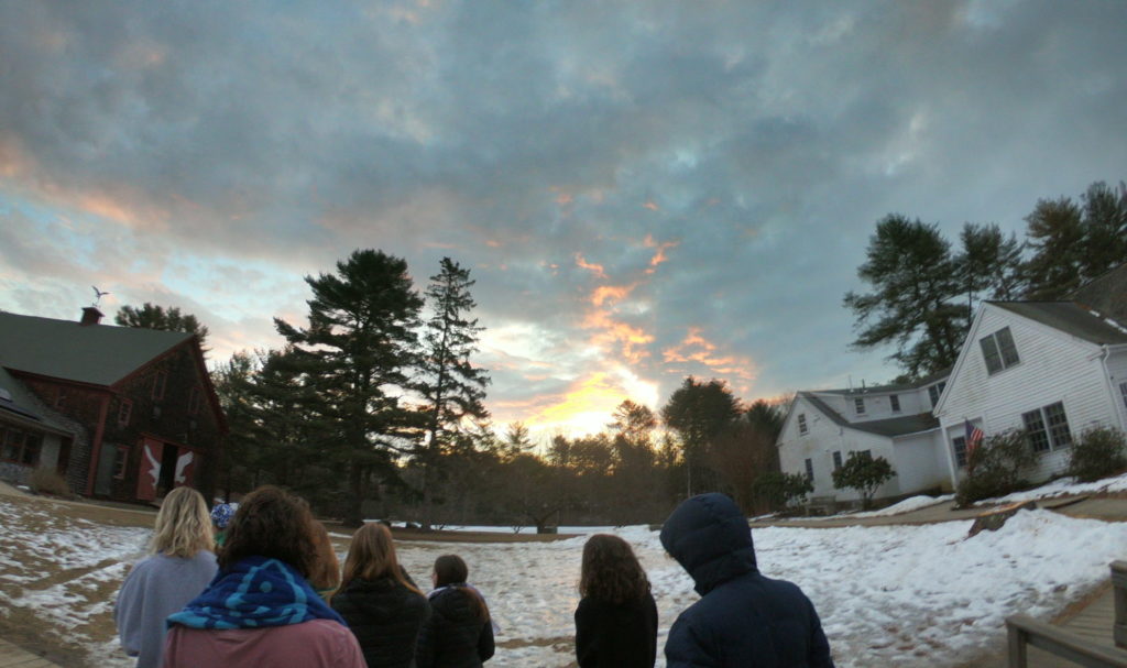 Sunrise on Chewonki campus